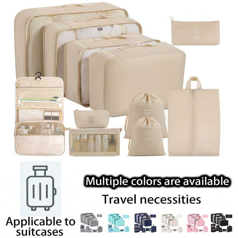 Travel Accessories Gear - Travel Storage Bags Set 7/8/9/10-Piece Digital