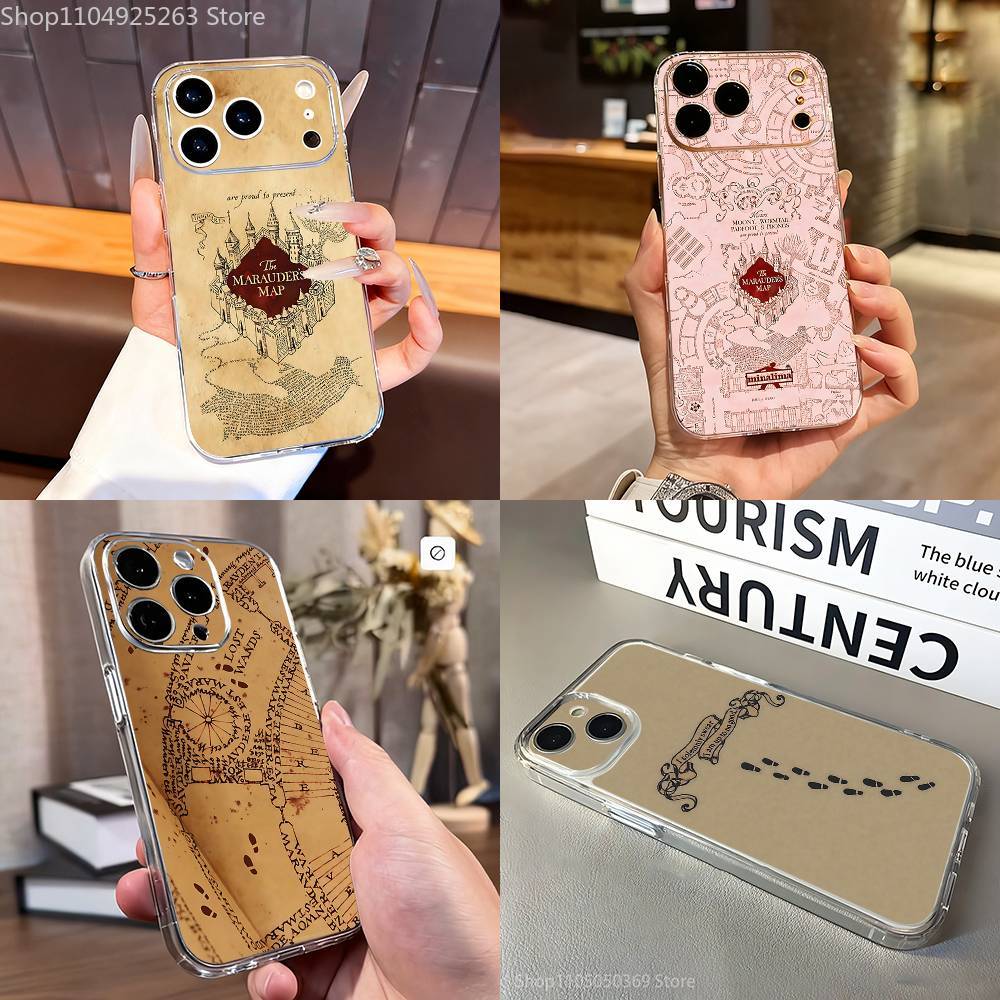 Travel Accessories Iphone - Ticket The M-Marauders Map Phone Case