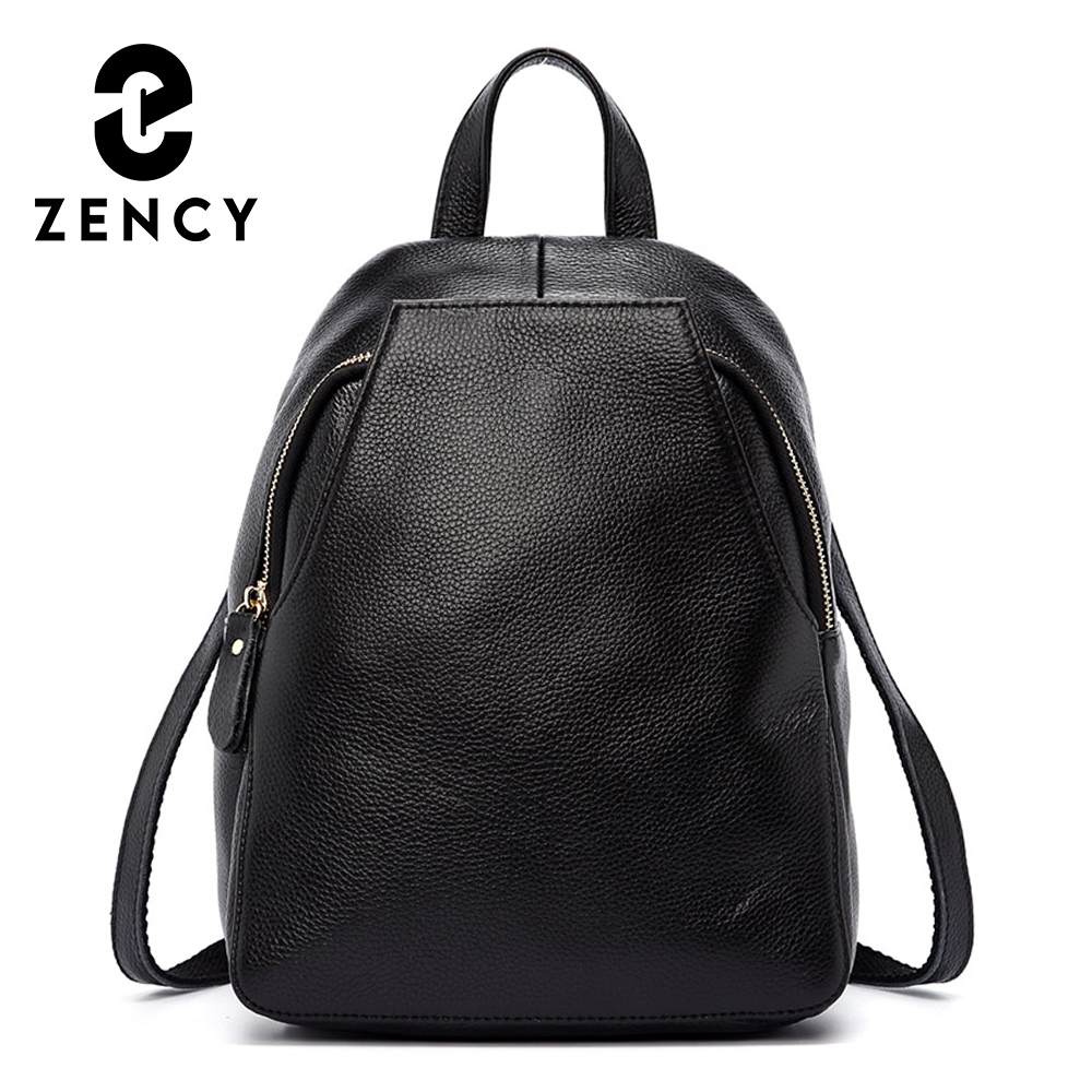 Travel Accessories Leather - Zency Charm Women Backpack 100% Genuine