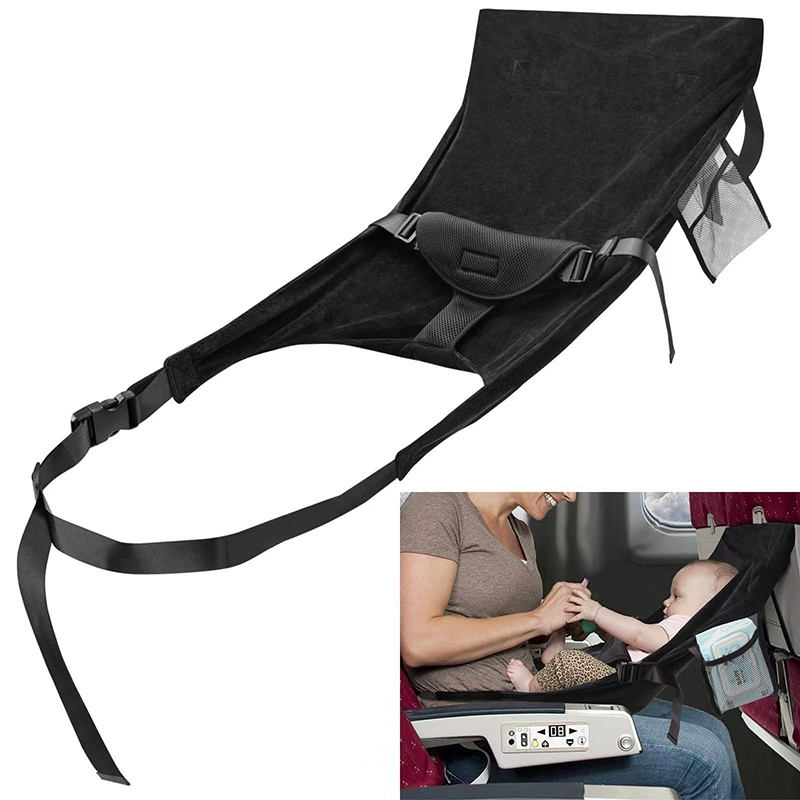 Travel Accessories With Toddler - Kids Airplane Seat Extender Foldable Flying