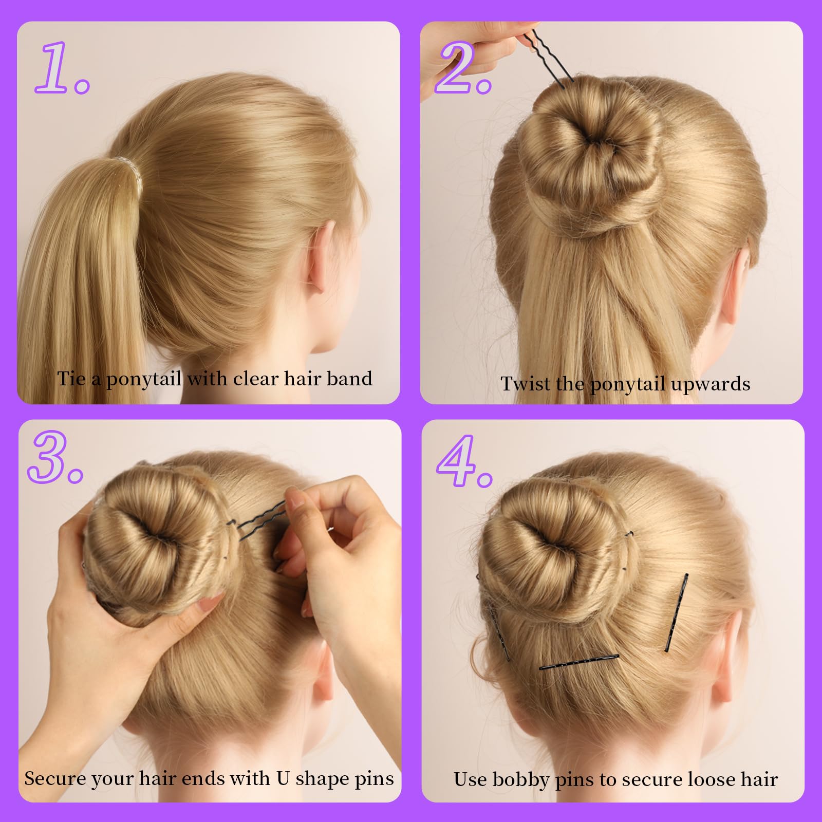 Travel Accessories With Toddler - Hair Clip Set 4 Pcs/6 Pcs