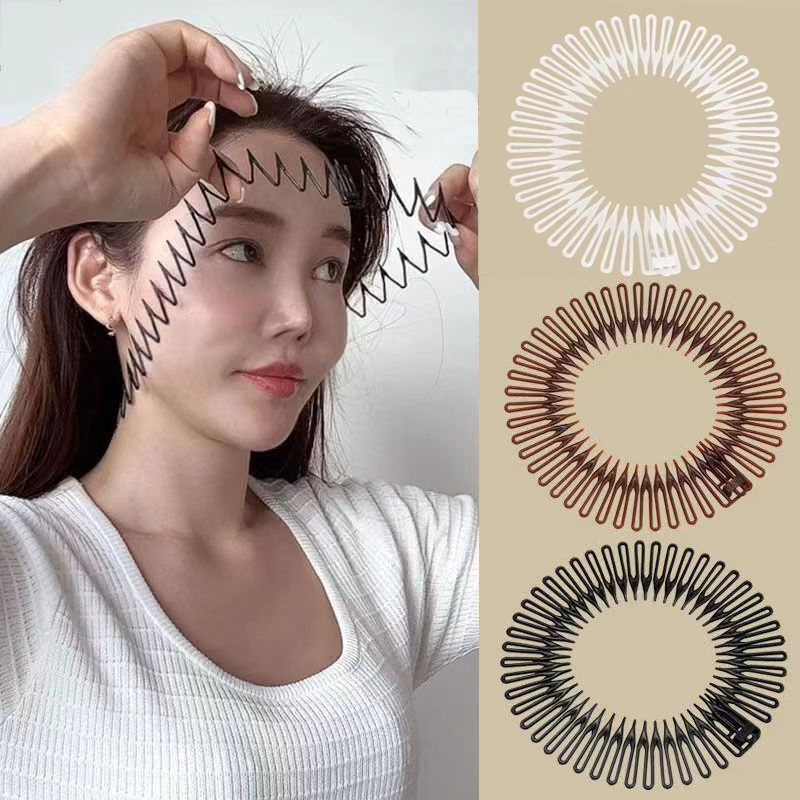 Travel Accessories For Elderly - Plastic Full Circle Stretch Flexible Comb