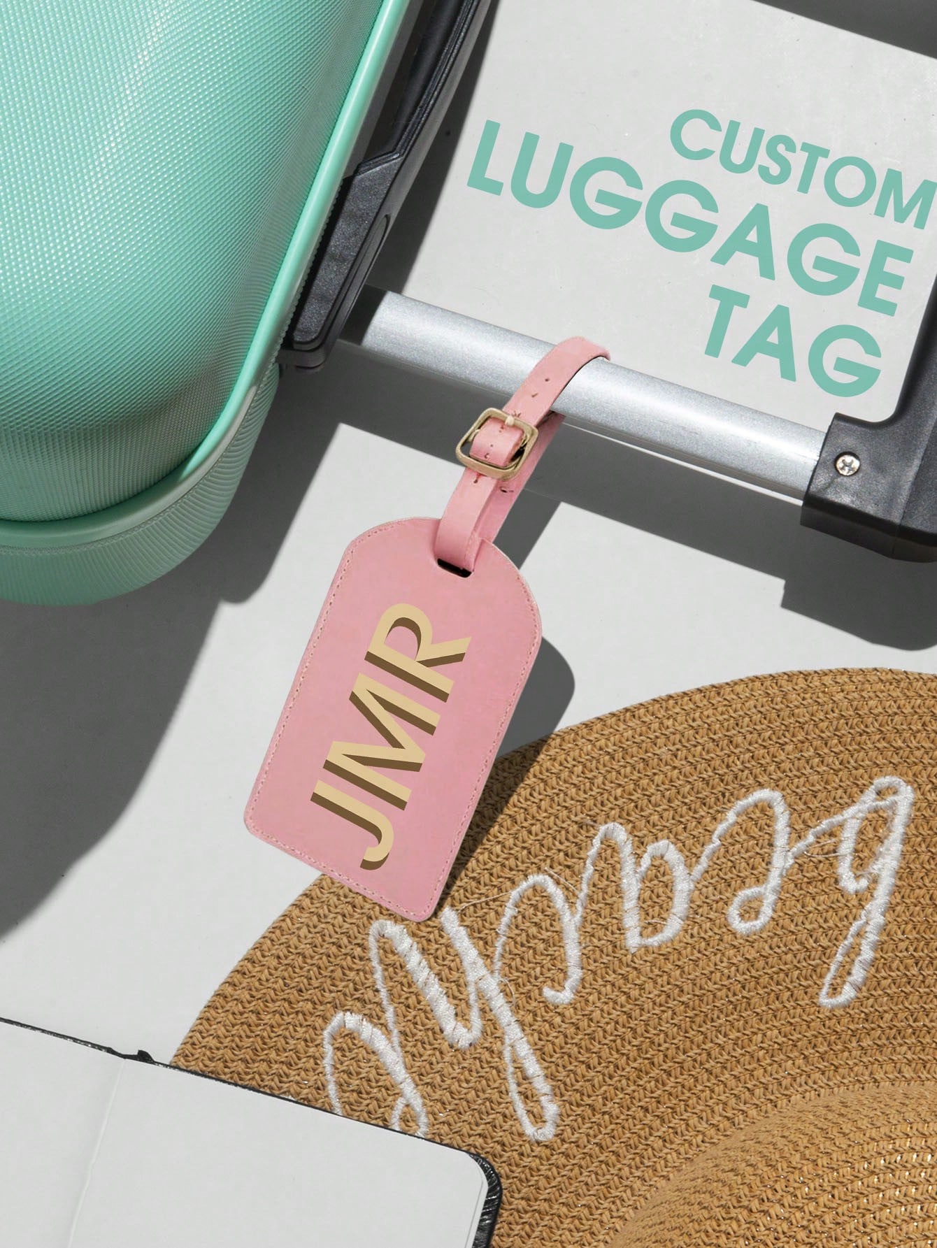 Personalized Initial Luggage T - огляд і ціна Travel Accessories Leather