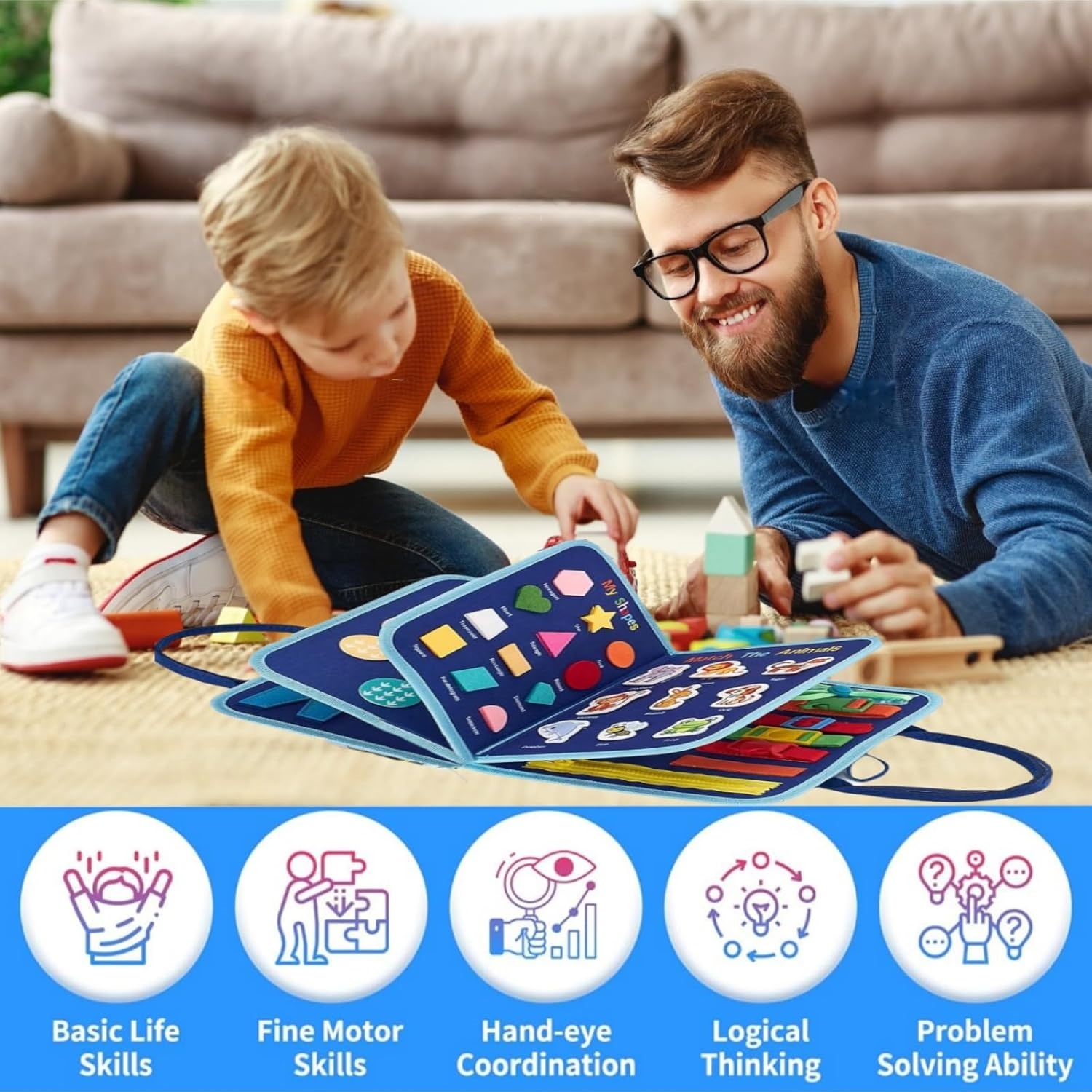 Toddler Busy Board - Montessor - огляд і ціна Travel Accessories For Toddlers