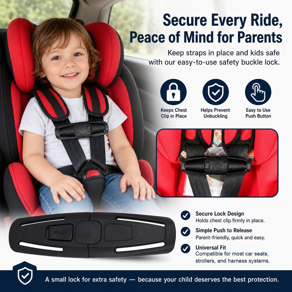 Car Child Safety Seat Strap Cl - огляд і ціна Travel Accessories With Toddler