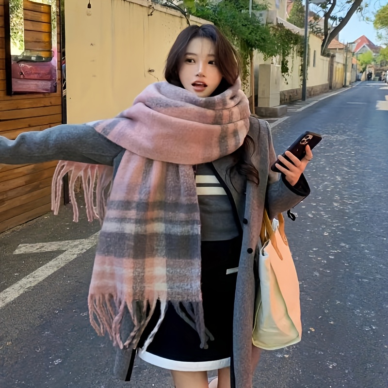 Classic Plaid Scarf for Women  - огляд і ціна Travel Accessories Unisex