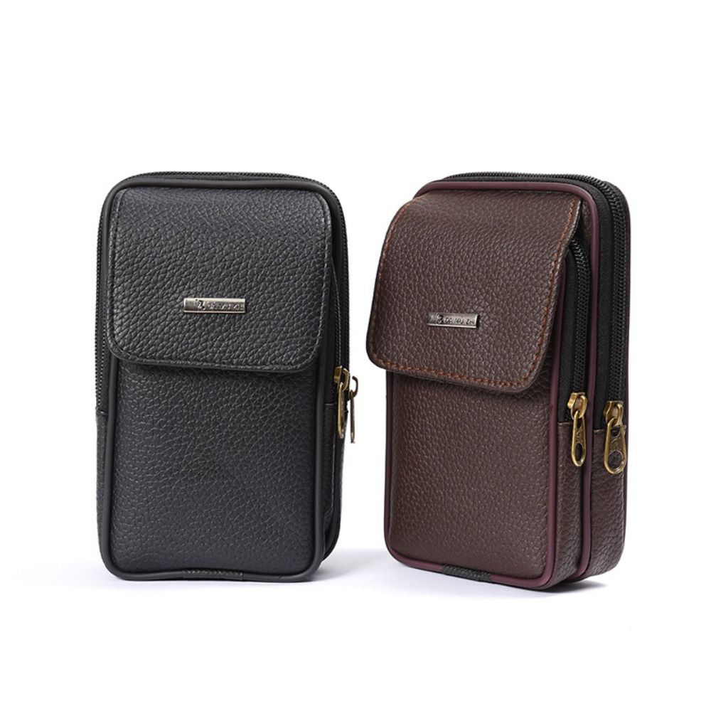 Casual PU Leather Men Waist Ba - огляд і ціна Travel Accessories Leather