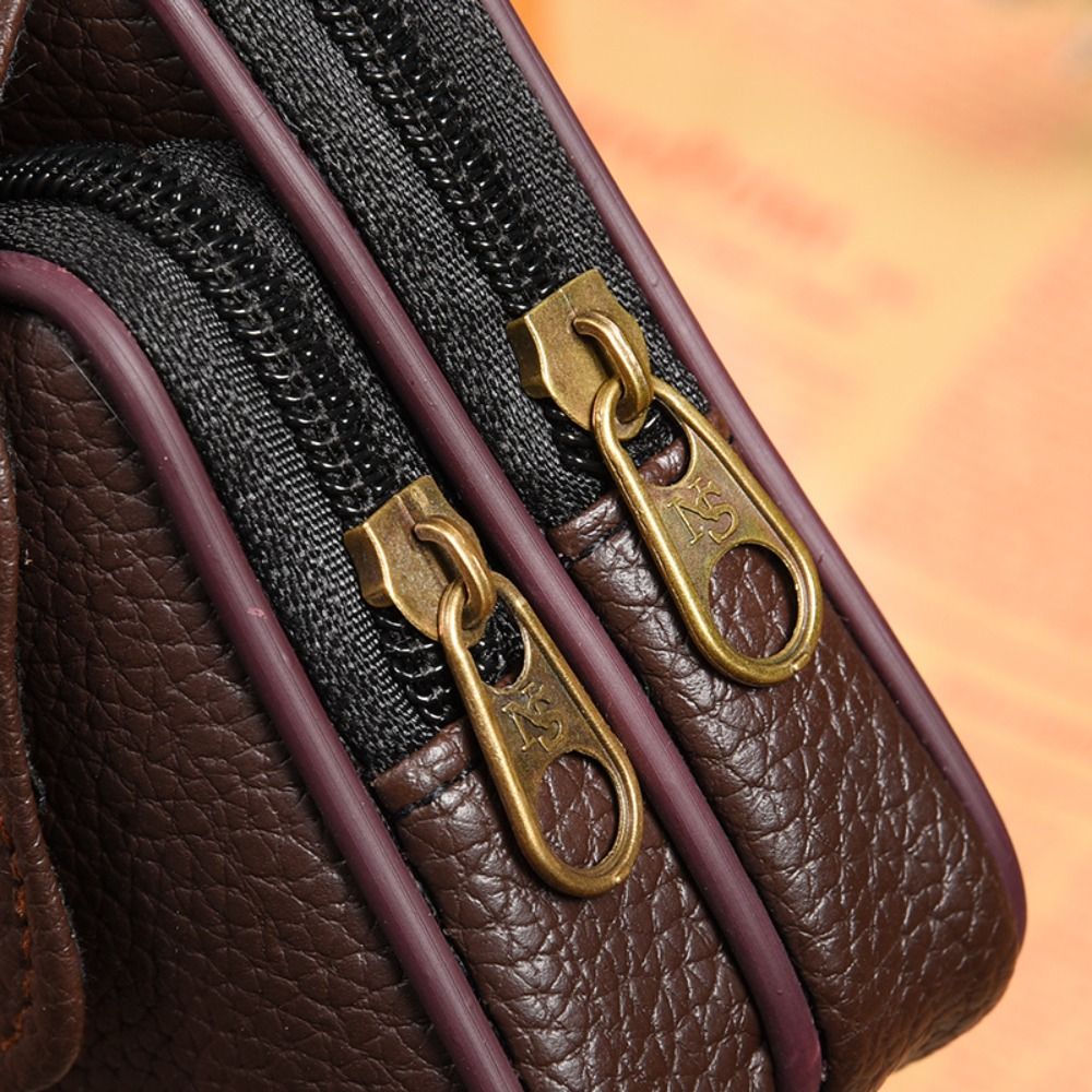 Casual PU Leather Men Waist Ba - огляд і ціна Travel Accessories Leather