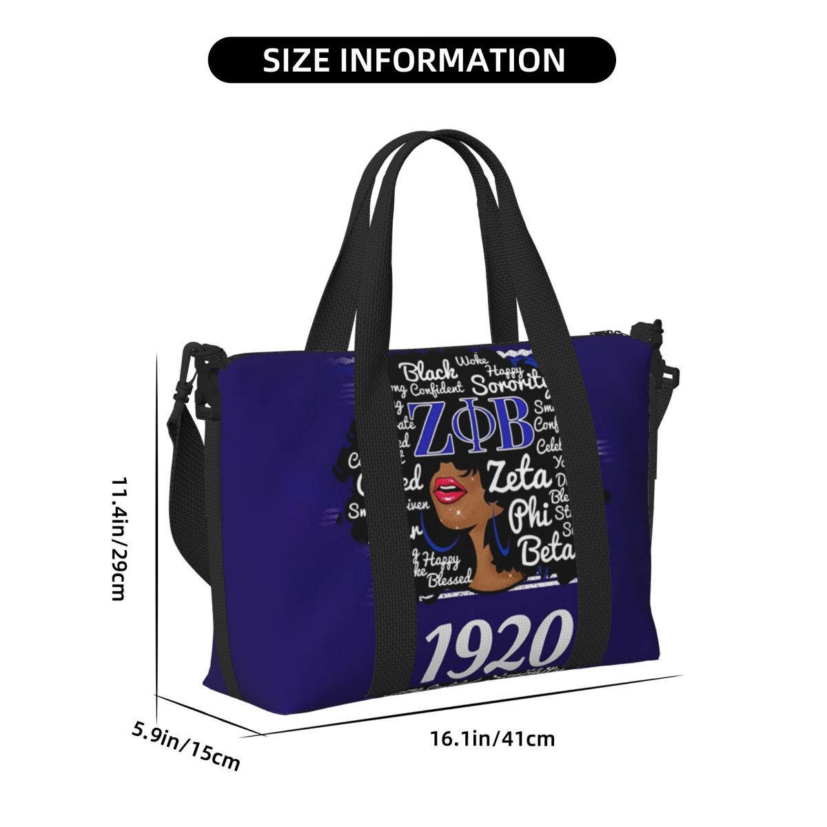 Custom Zeta Phi Beta Sorority  - огляд і ціна Travel Accessories Greece
