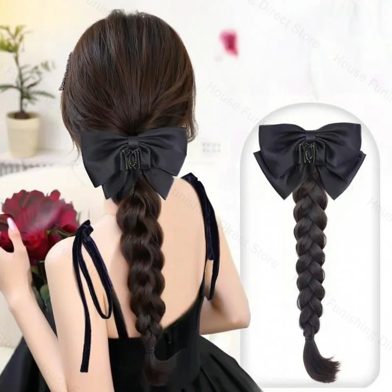 NEW Claw Clip Bow Wig Ponytail - огляд і ціна Travel Accessories For Elderly