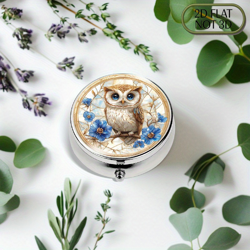 A flat, portable, round metal  - огляд і ціна Travel Accessories As Gifts