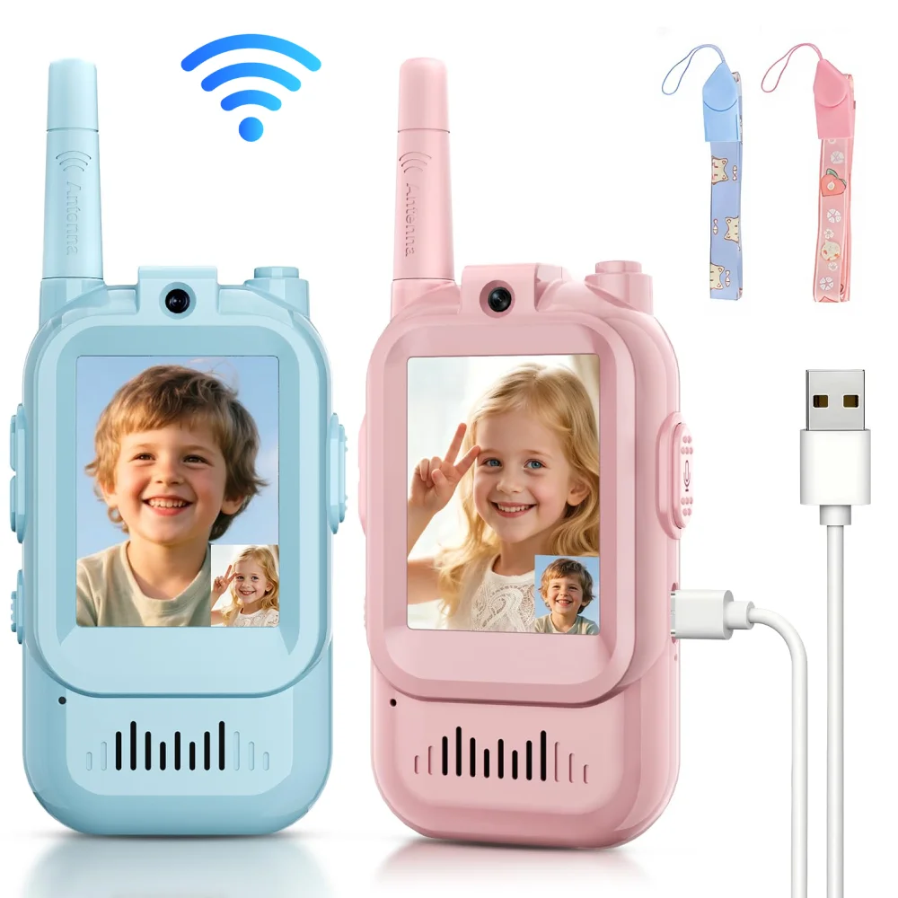 2PCS  Video Walkie Talkies for - огляд і ціна Travel Accessories For Toddlers