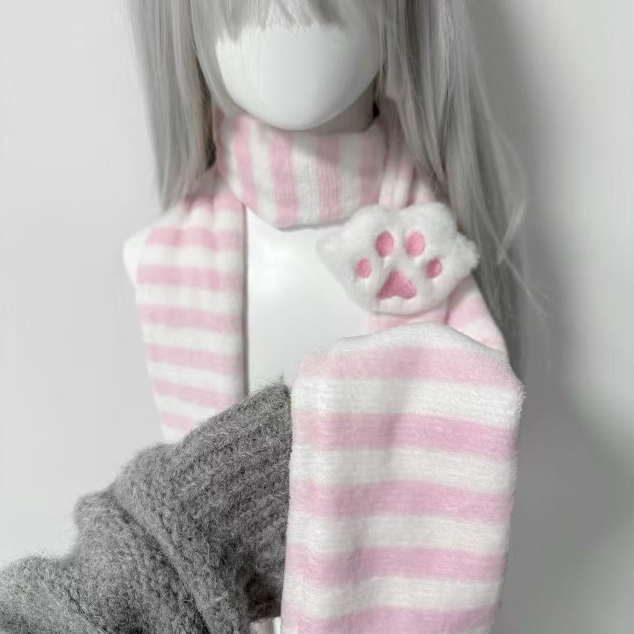 Kawaii Kniied Scarf Cat Paw De - огляд і ціна Travel Accessories For Elderly