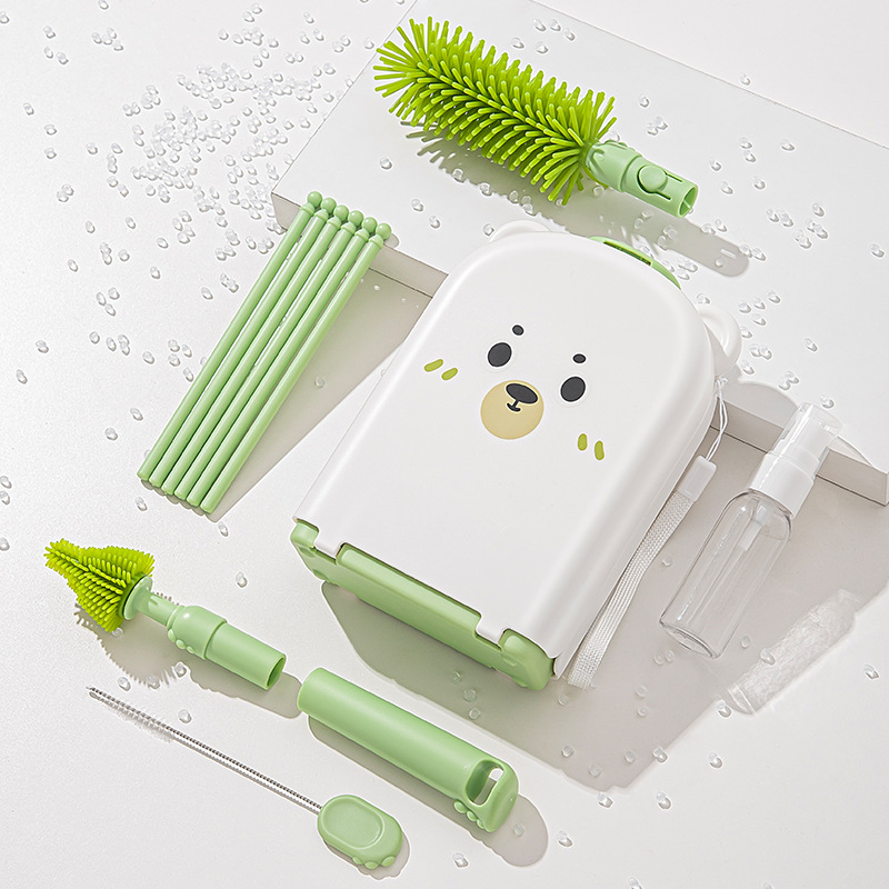 Travel Baby Bottle Brush Set - - огляд і ціна Travel Accessories For 1 Year Old