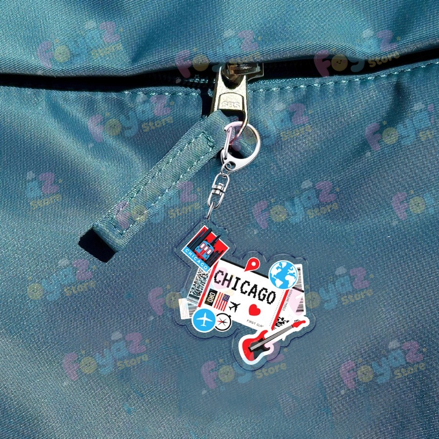 Retro Traveling Plane Keychain - огляд і ціна Travel Accessories New York