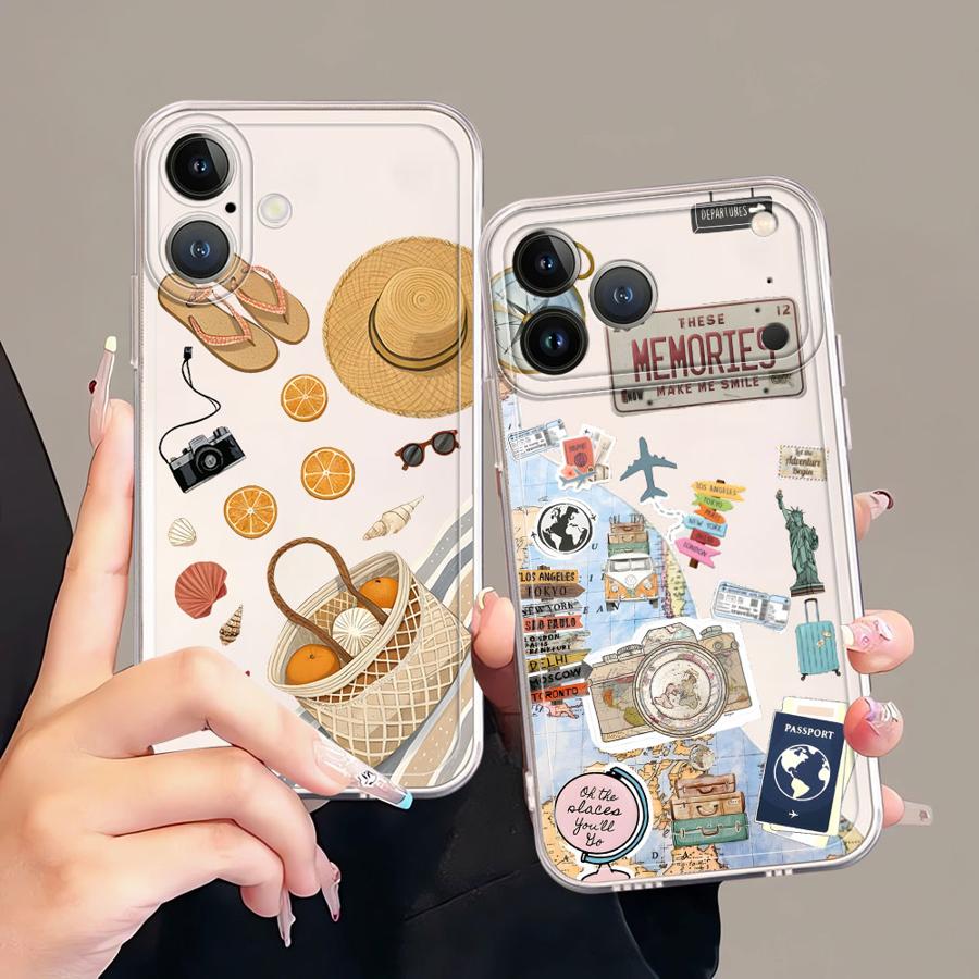 Beach Travel Theme Phone Case  - огляд і ціна Travel Accessories Iphone