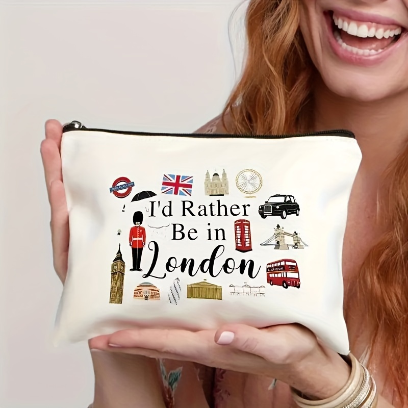 London Print Cosmetic Bag Ligh - огляд і ціна Travel Accessories London