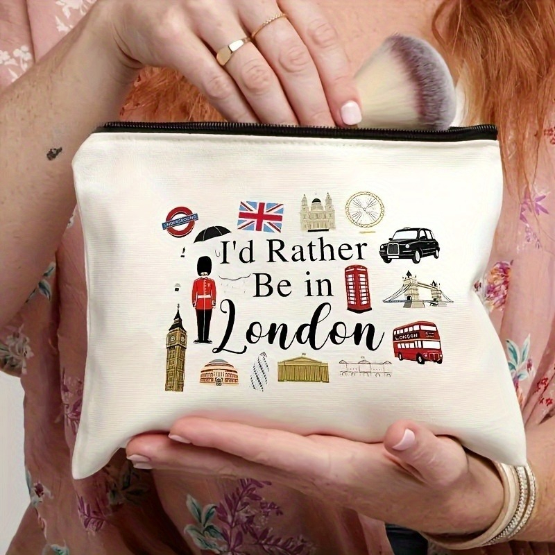 London Print Cosmetic Bag Ligh - огляд і ціна Travel Accessories London