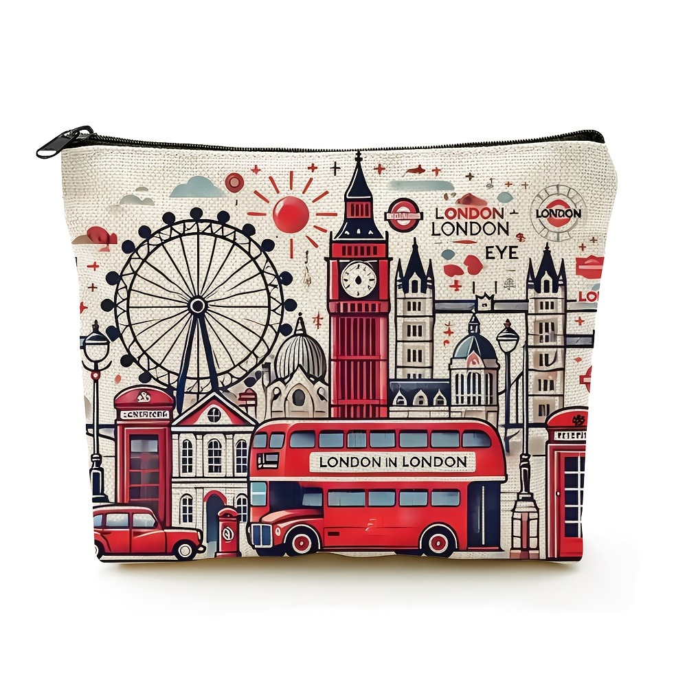London Print Cosmetic Bag Ligh - огляд і ціна Travel Accessories London