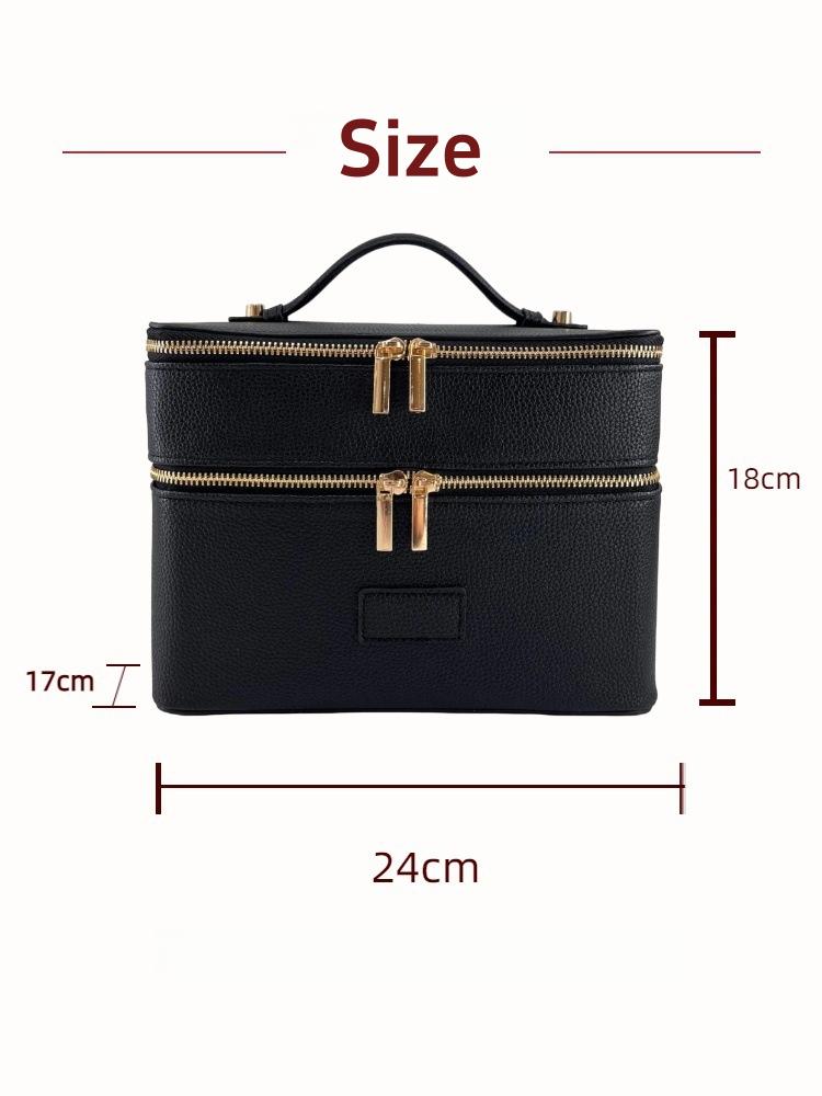 Large Capacity Double-layer Lu - огляд і ціна Travel Accessories Leather
