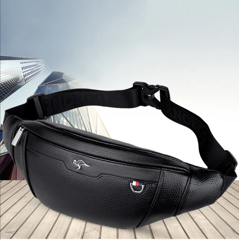Business Leather Waist Bag Mul - огляд і ціна Travel Accessories Leather
