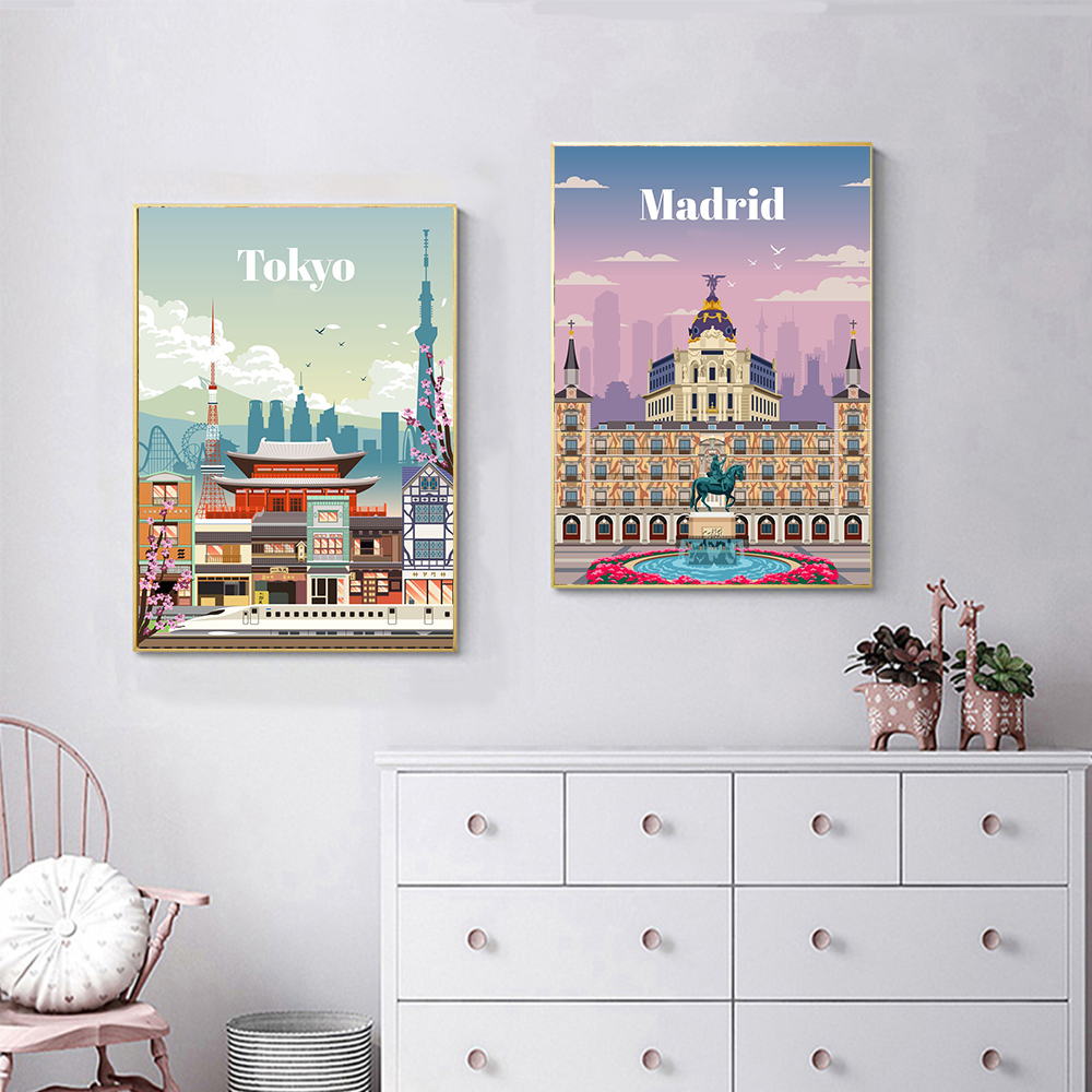City Landscape Diamond Paintin - огляд і ціна Travel Accessories London