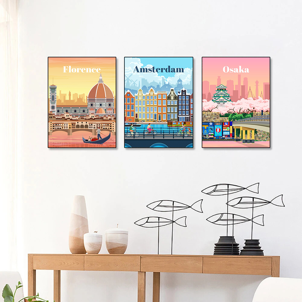 City Landscape Diamond Paintin - огляд і ціна Travel Accessories London