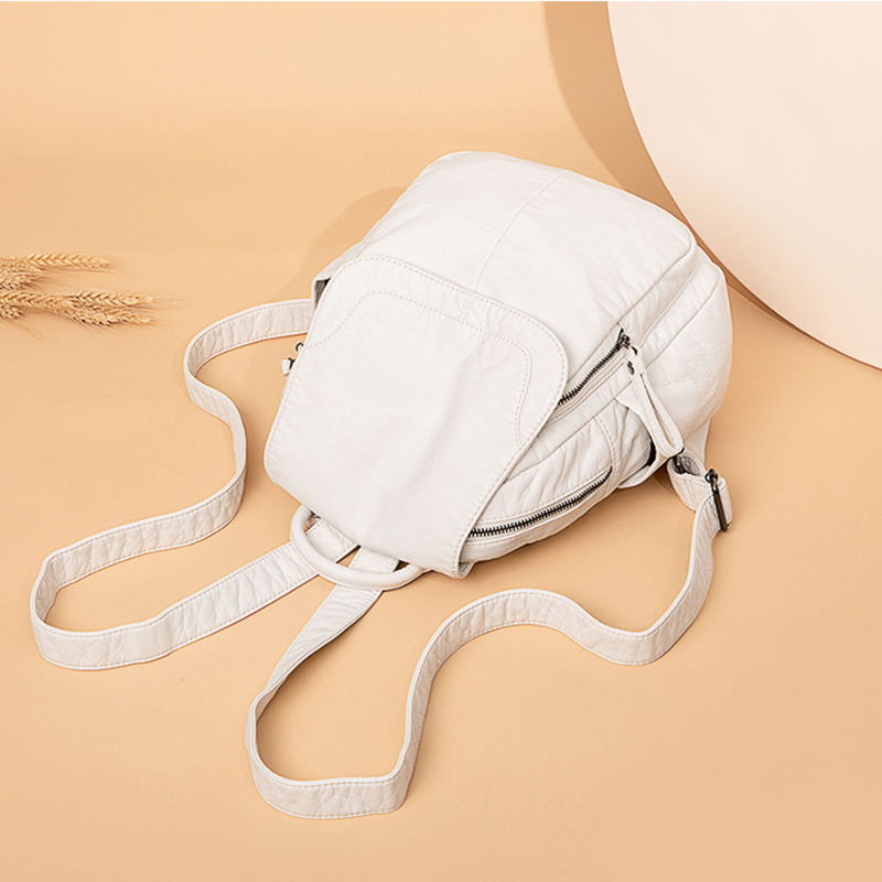 Women's Backpack White Washed  - огляд і ціна Travel Accessories Leather