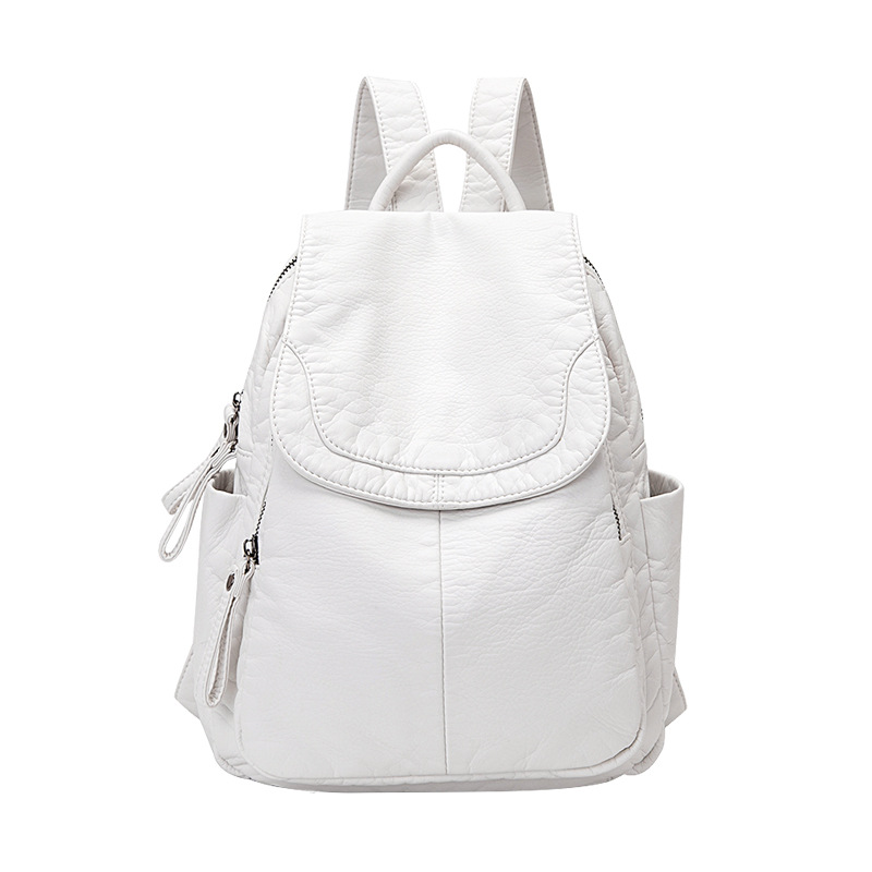 Women's Backpack White Washed  - огляд і ціна Travel Accessories Leather