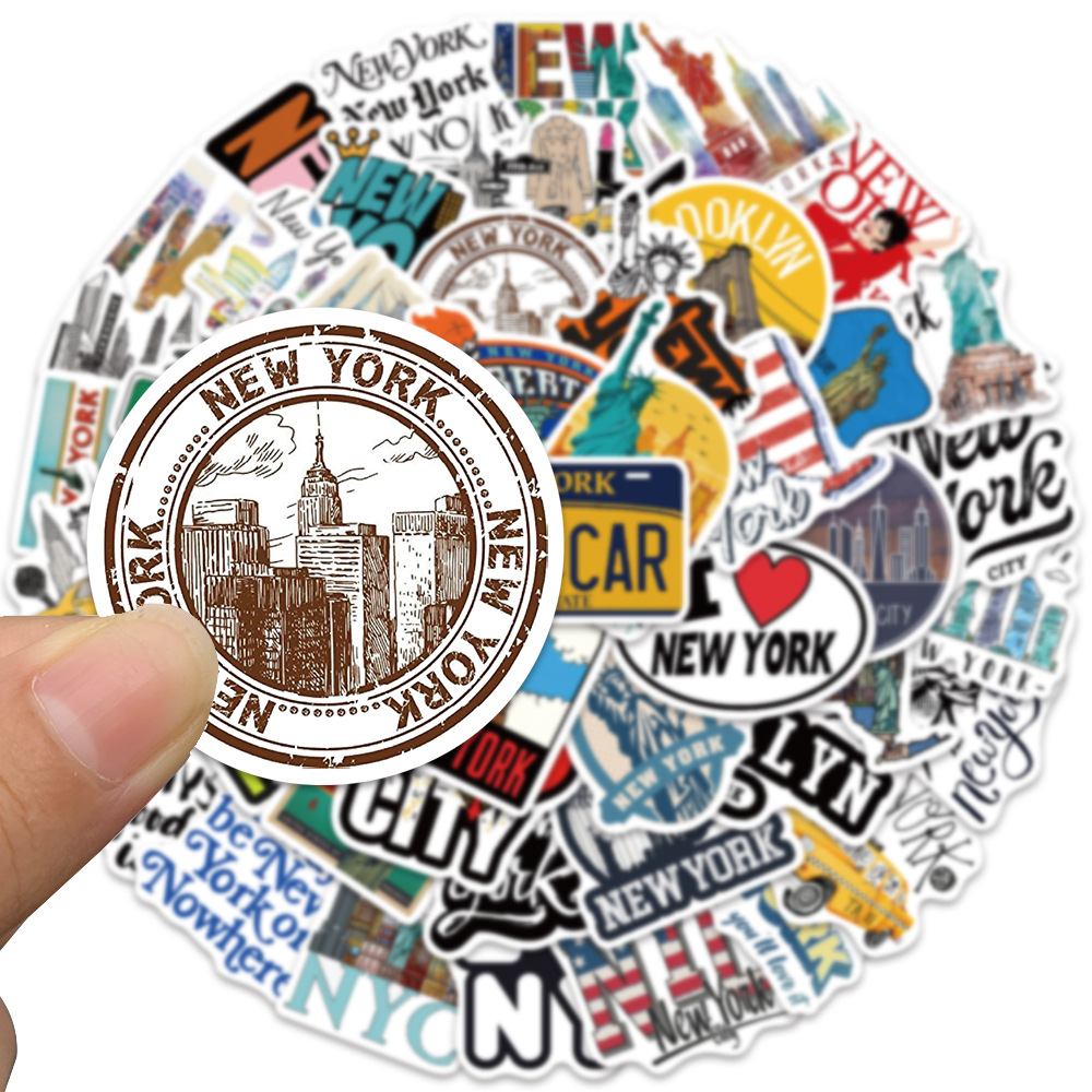 10/30/50PCS Cartoon New York C - огляд і ціна Travel Accessories New York