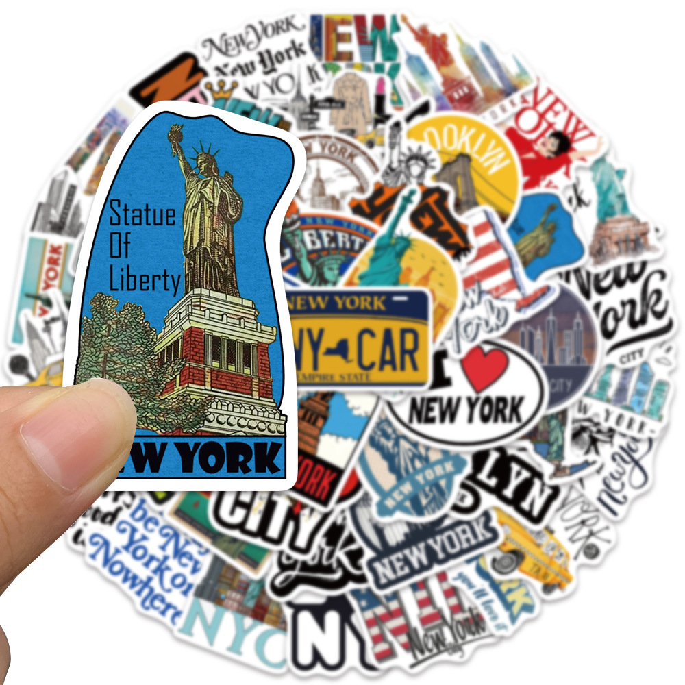 10/30/50PCS Cartoon New York C - огляд і ціна Travel Accessories New York
