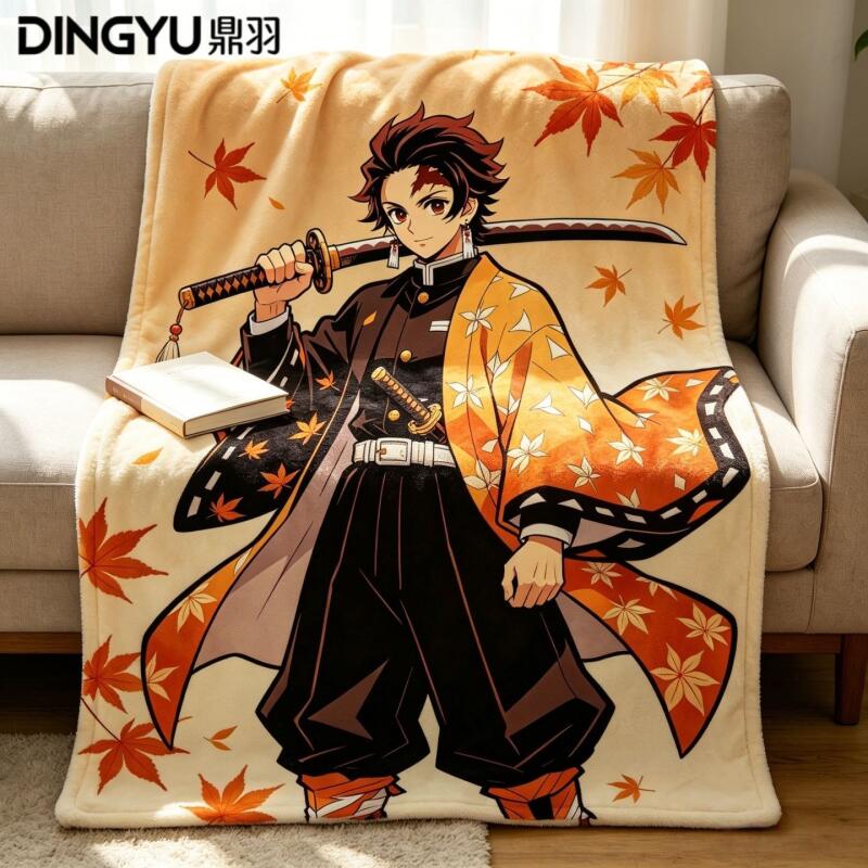 Anime Demon Slayer Flannel Bla - огляд і ціна Travel Accessories As Gifts