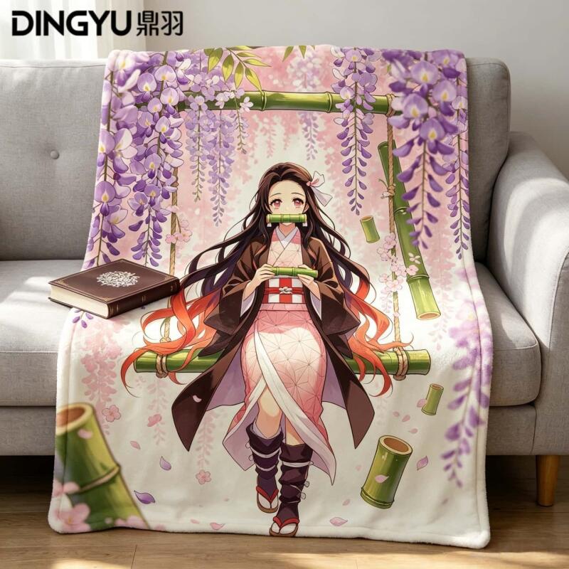 Anime Demon Slayer Flannel Bla - огляд і ціна Travel Accessories As Gifts