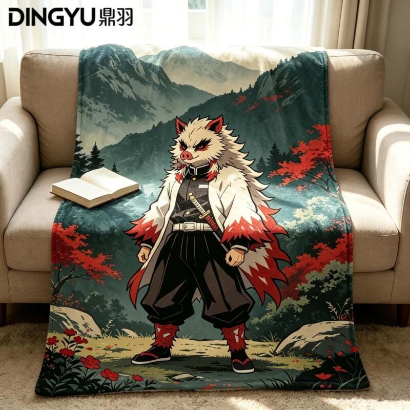Anime Demon Slayer Flannel Bla - огляд і ціна Travel Accessories As Gifts