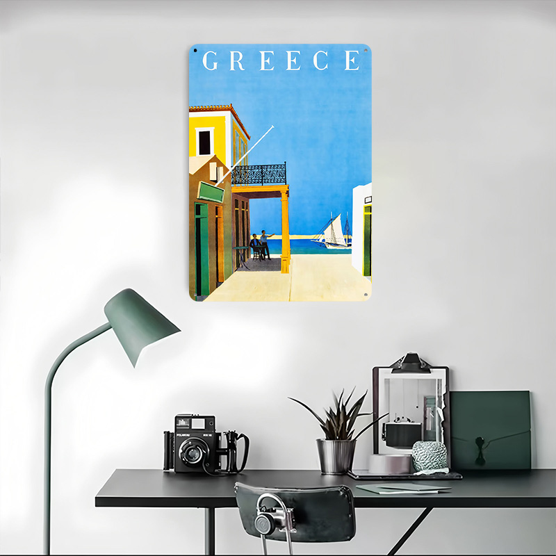 Greece Travel Metal Poster Cus - огляд і ціна Travel Accessories Greece