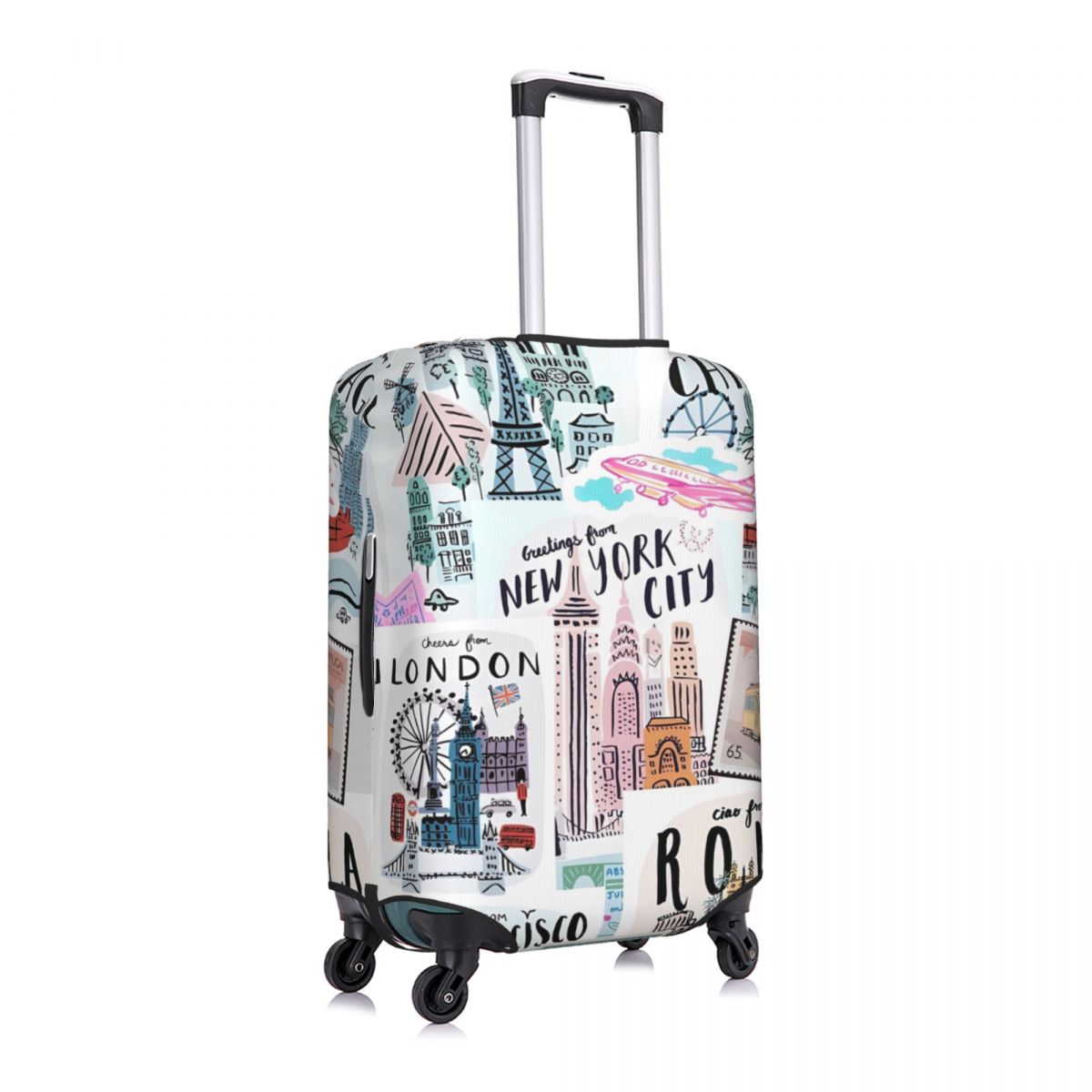 Travel Prints Suitcase Cover N - огляд і ціна Travel Accessories New York