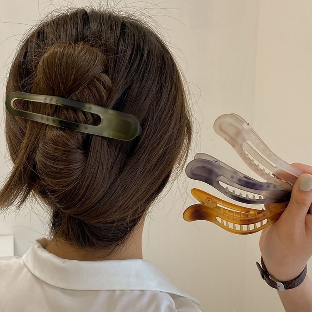 Large Flat Duckbill Hair Claw  - огляд і ціна Travel Accessories For Elderly