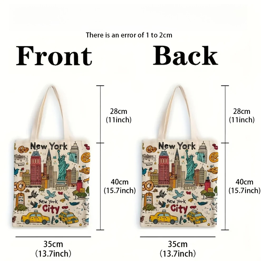 New York City Canvas Tote Bag  - огляд і ціна Travel Accessories New York