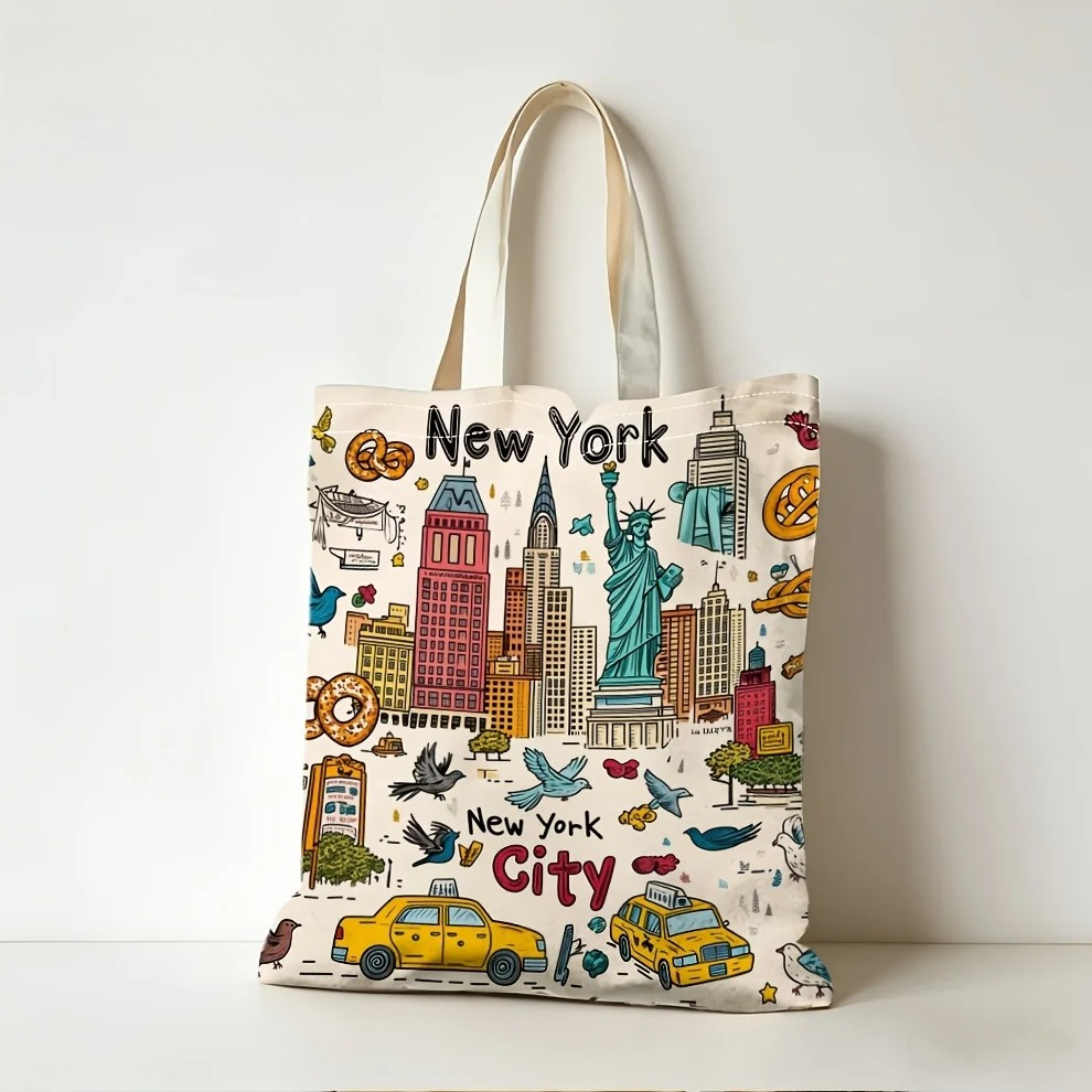 New York City Canvas Tote Bag  - огляд і ціна Travel Accessories New York