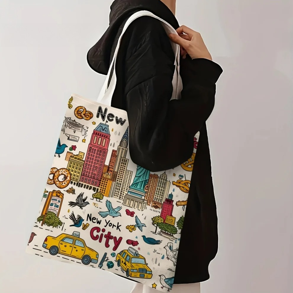 New York City Canvas Tote Bag  - огляд і ціна Travel Accessories New York