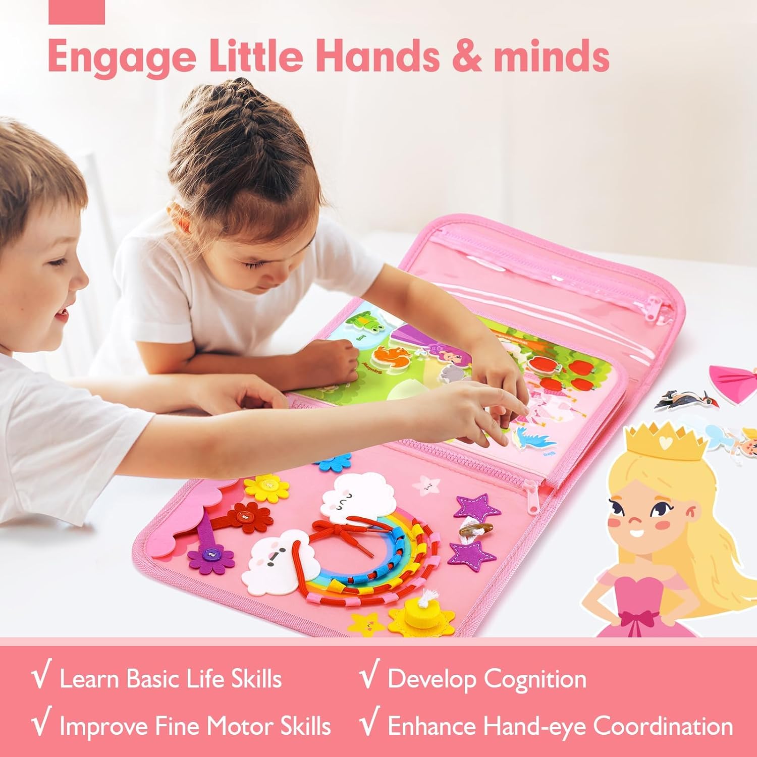 Toddler Busy Board Toys Montes - огляд і ціна Travel Accessories For Toddlers