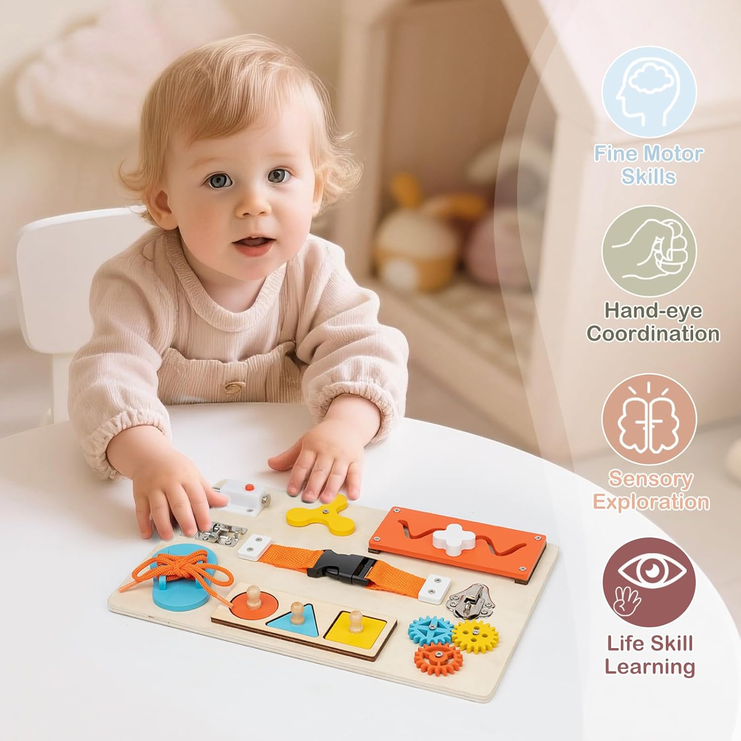 Montessori Busy Board for Todd - огляд і ціна Travel Accessories For Toddlers