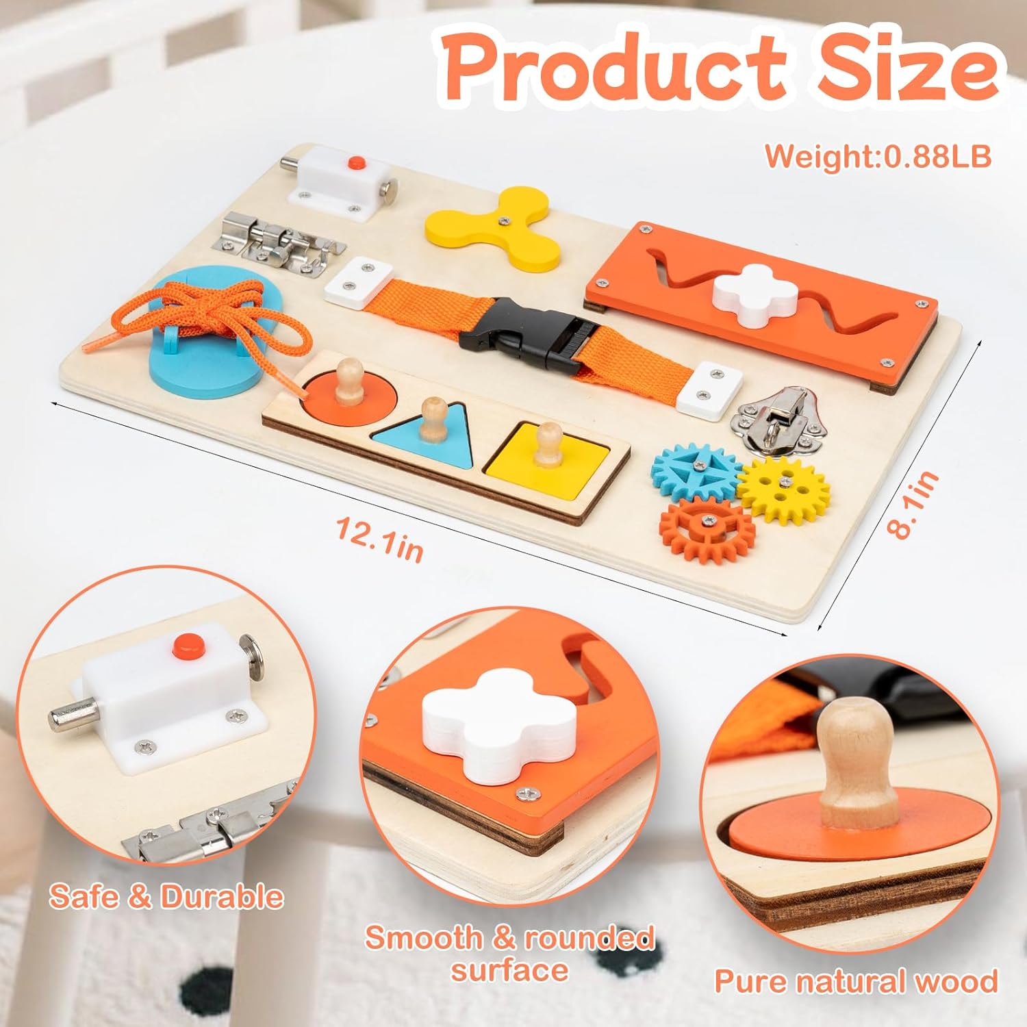 Montessori Busy Board for Todd - огляд і ціна Travel Accessories For Toddlers