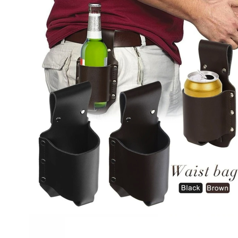 1pc Classic PU Leather Bottle  - огляд і ціна Travel Accessories Leather