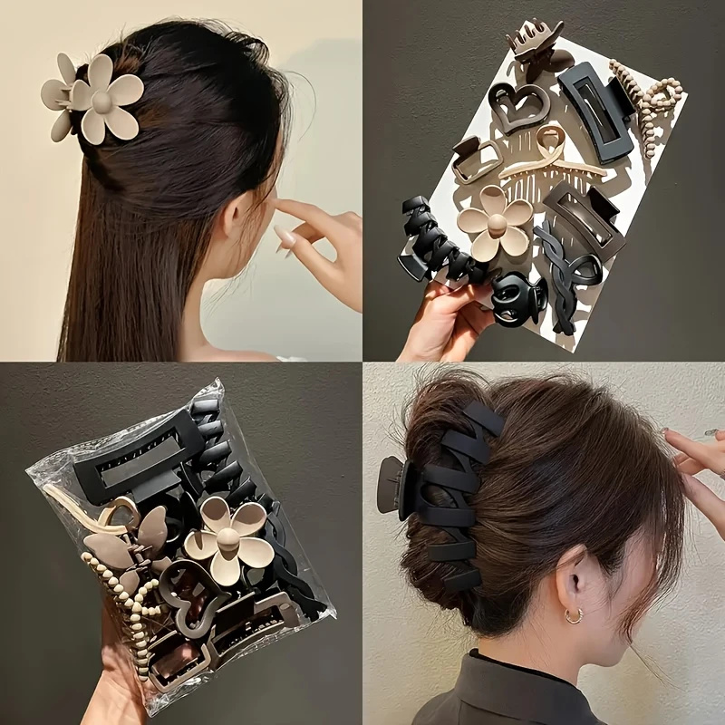 11Pcs Assorted Hair Claw Clips - огляд і ціна Travel Accessories For Elderly