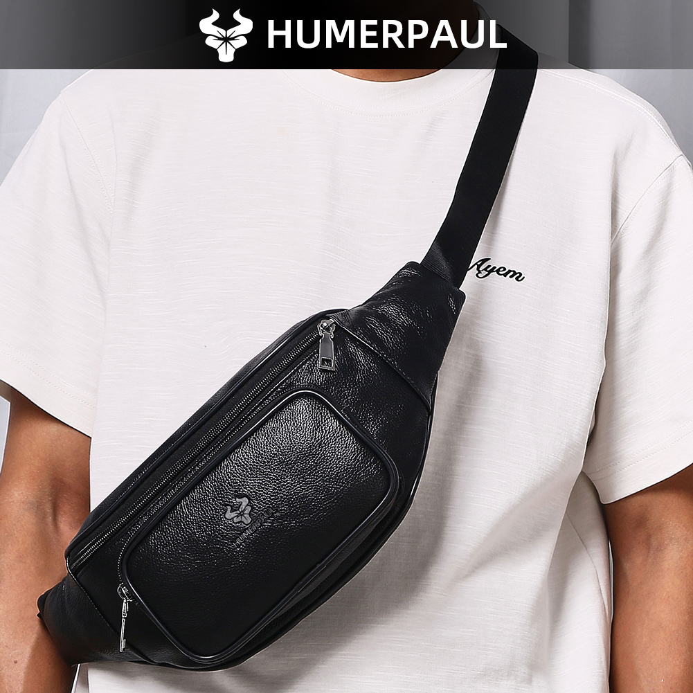 HUMERPAUL Men's Waist Fanny Pa - огляд і ціна Travel Accessories Leather