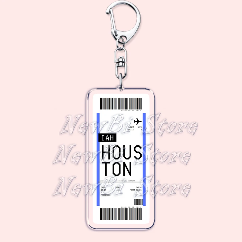Plane Ticket Boarding Pass Key - огляд і ціна Travel Accessories New York