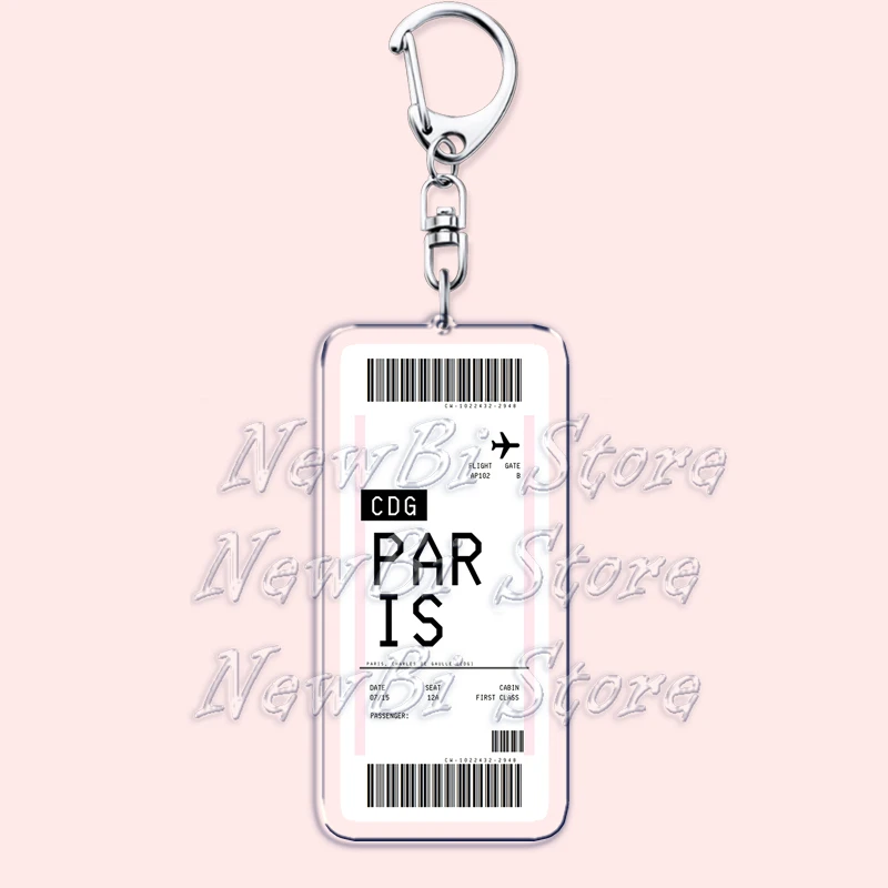 Plane Ticket Boarding Pass Key - огляд і ціна Travel Accessories New York