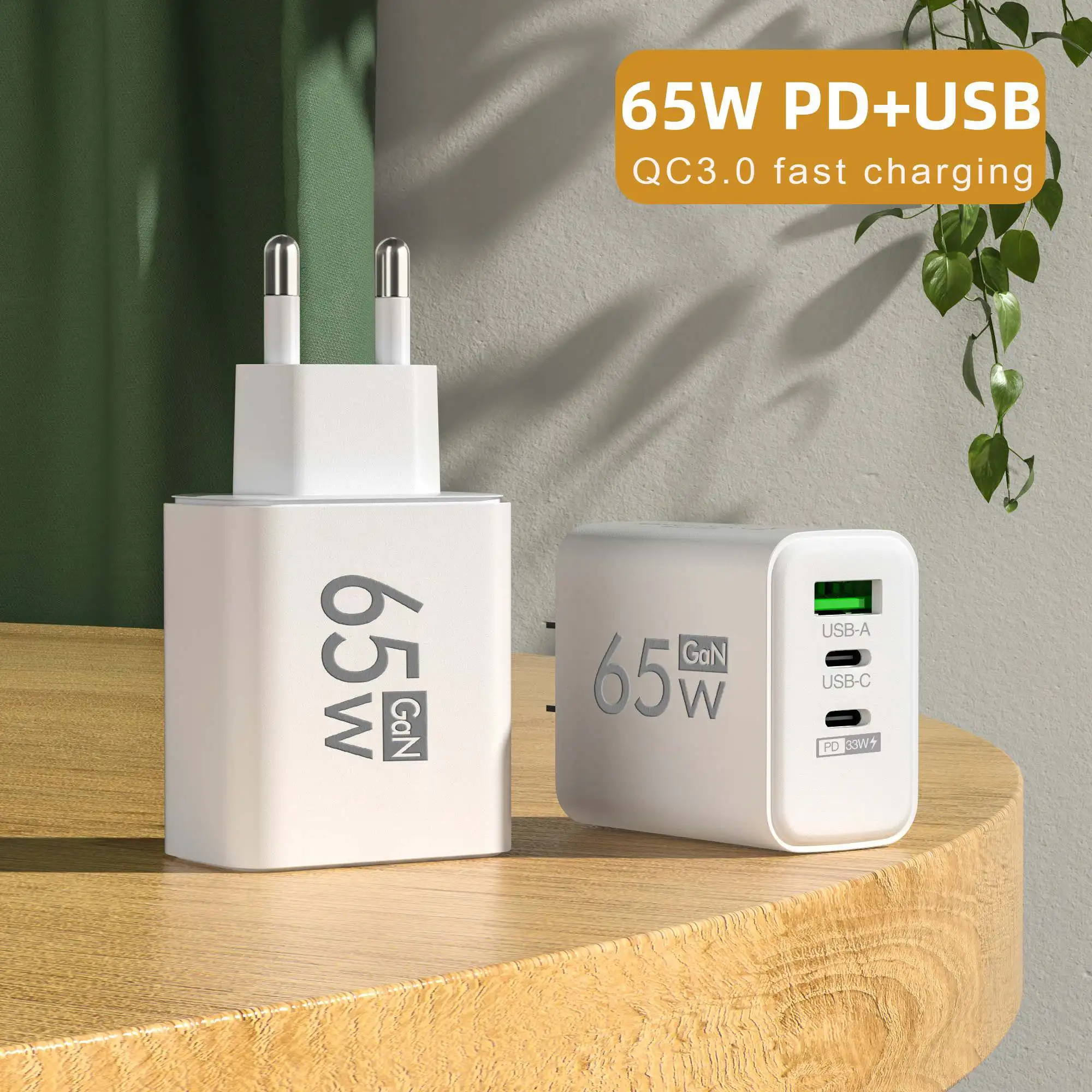 Foldable 65W GaN 3‑Port USB‑C  - огляд і ціна Travel Accessories Iphone