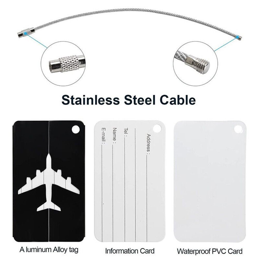 Aluminium Travel Luggage Tags  - огляд і ціна Travel Accessories Gear